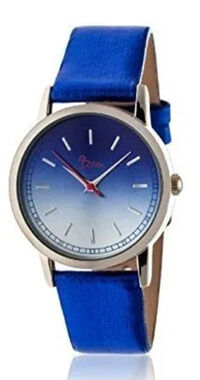 Boum Ombre Women's Blue Wrist Watch Leather Band, New in Box